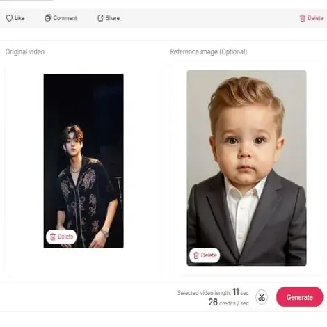 ai baby revideo