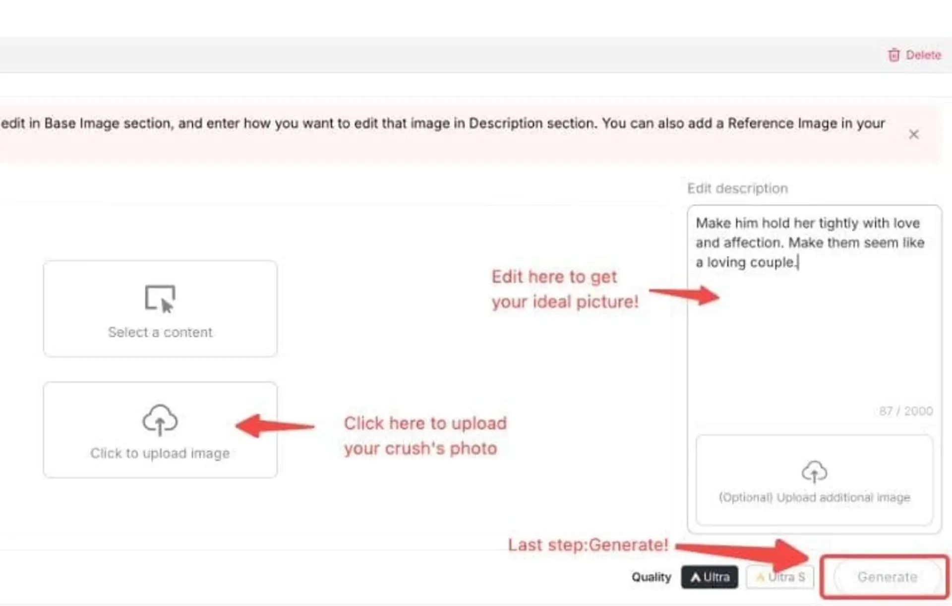ai boyfriend chat to edit guide