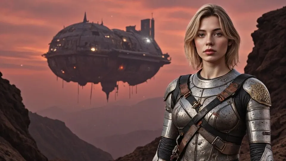 AI movie-poster examples accompanying APOB’s composition guide