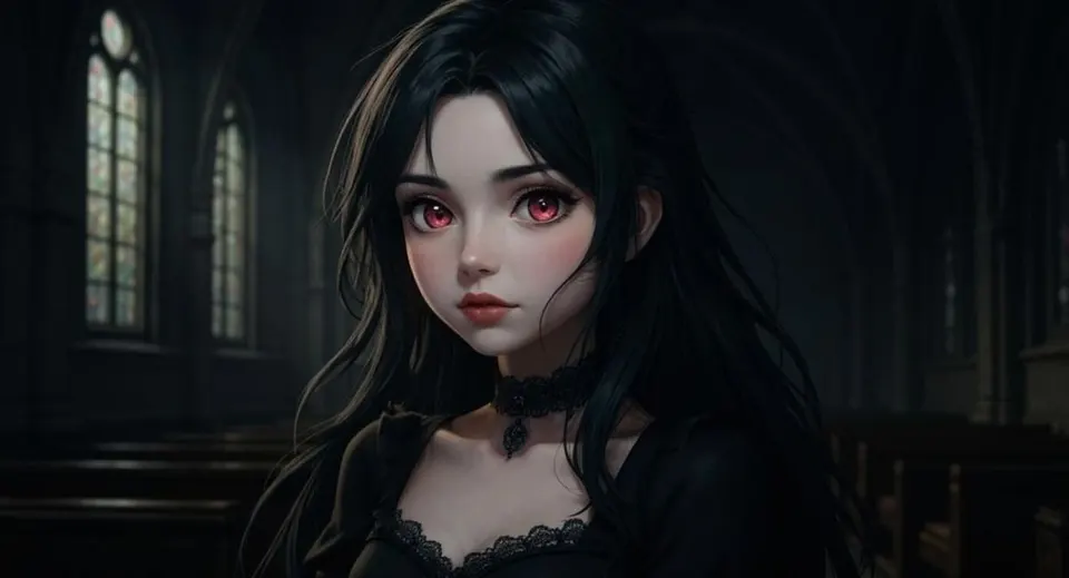 KI-Goth-Girl