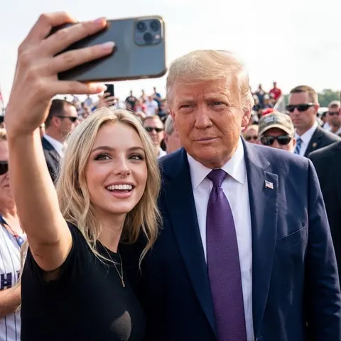 AI-Selfie mit berühmten Leuten