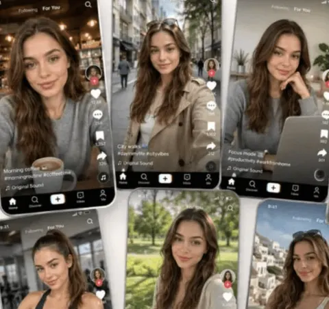 Générateur de vidéo IA pour vidéos virales d’influenceurs IA