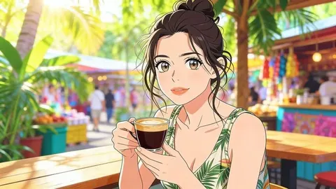 Anime-Mädchen-Charakter