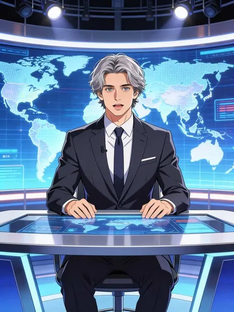 Anime-Nachrichtensprecherstudio, kostenloser sprechender Avatar-Videogenerator mit KI
