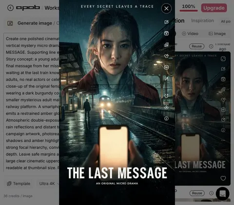 Large APOB preview used to check THE LAST MESSAGE title and supporting lines