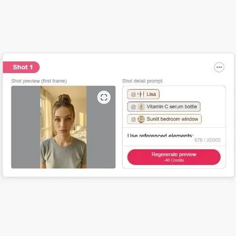 Seletor de modelo de voz da APOB AI ao lado dos controles de YouTube Shorts e duração de 15 segundos