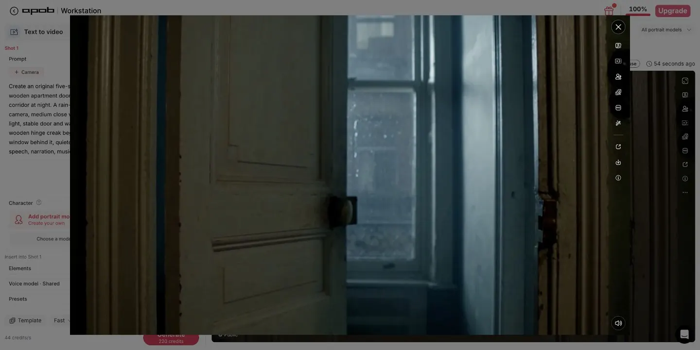 APOB video preview with the sound control and Download button.