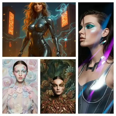 Bring Surreal AI Girls to Life with Prompts