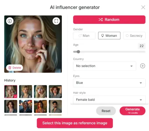 Erstellen Sie einen KI-Influencer mit dem KI-UGC-Videogenerator