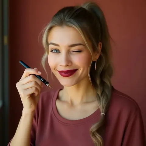 chat to edit, turn a girl look into a lively wink