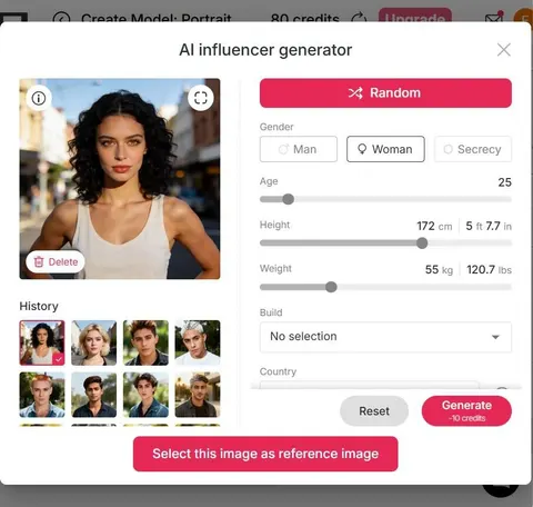 KI-Influencer erstellen mit InVideo KI-Funktionen