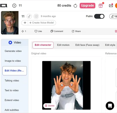 Erstelle schnell trendige KI-Jungs-Videos