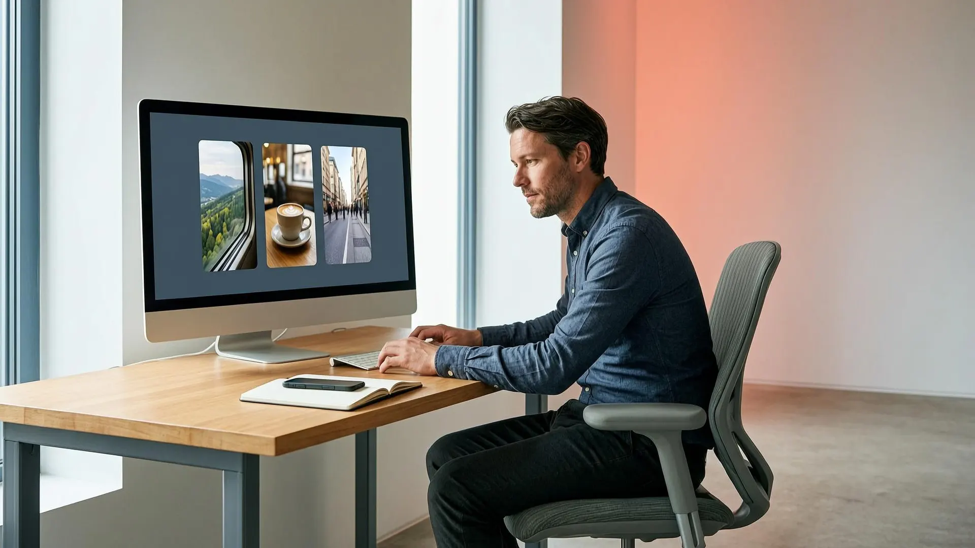 Creator comparing a three-moment camera-roll montage with a controlled edit