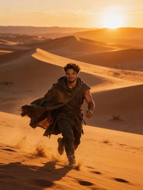 Wüstenkino-Konzeptvideo, erstellt mit Kling o1
