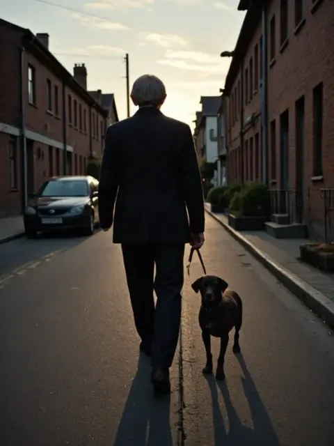 Holunder- und Hundesilhouette mit Silhouette-Maker-Tool.