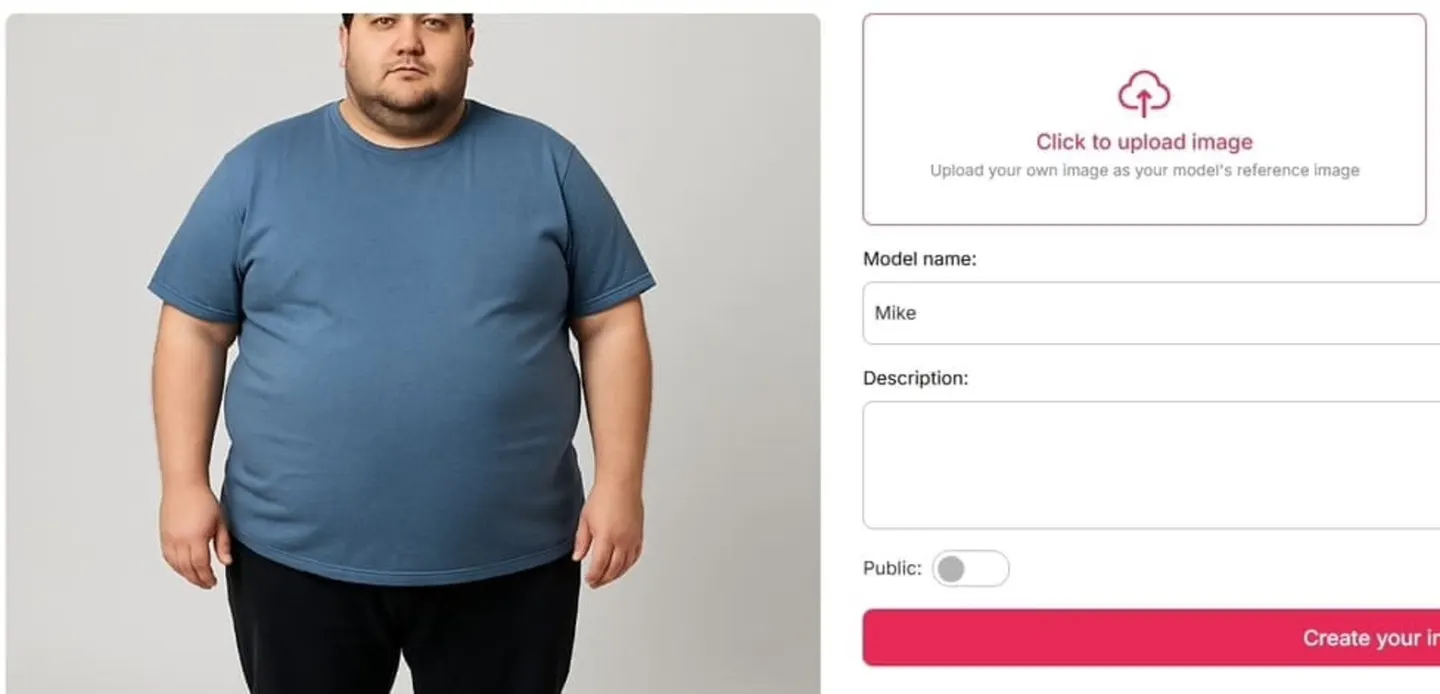fat man lose weight model