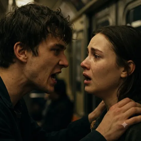 freecompress-Precise AI Drama Generator lip-syncing captures intense emotional dialogue in cinematic close-up.