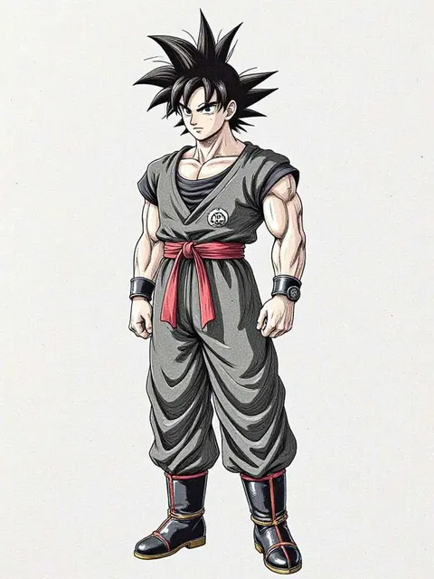 full body goku ultra instinct drawing