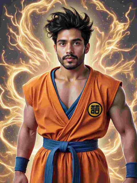 goku AI cosplay 