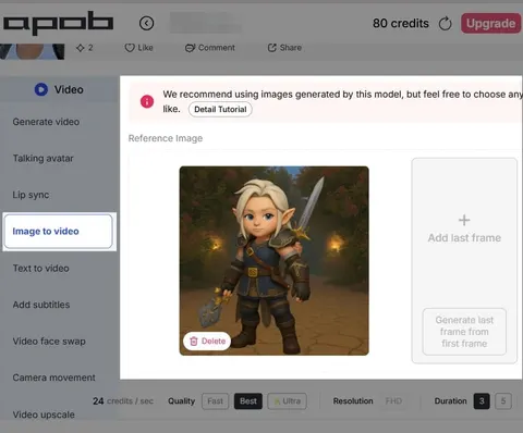 image to video anime cosplay