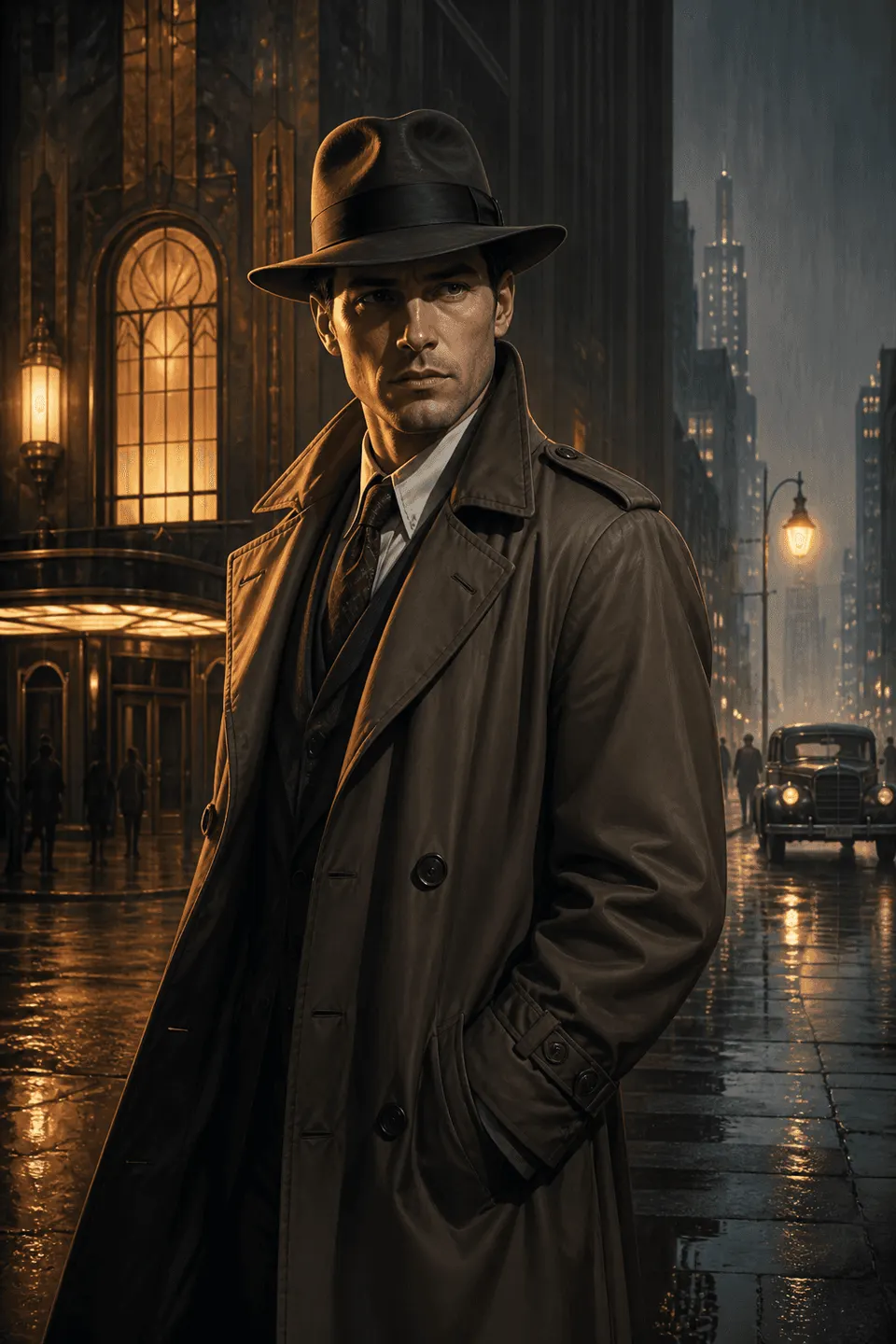 Tiefling-Hexenmeister mit Hörnern und Magie, hergestellt von AI DnD Character Generator