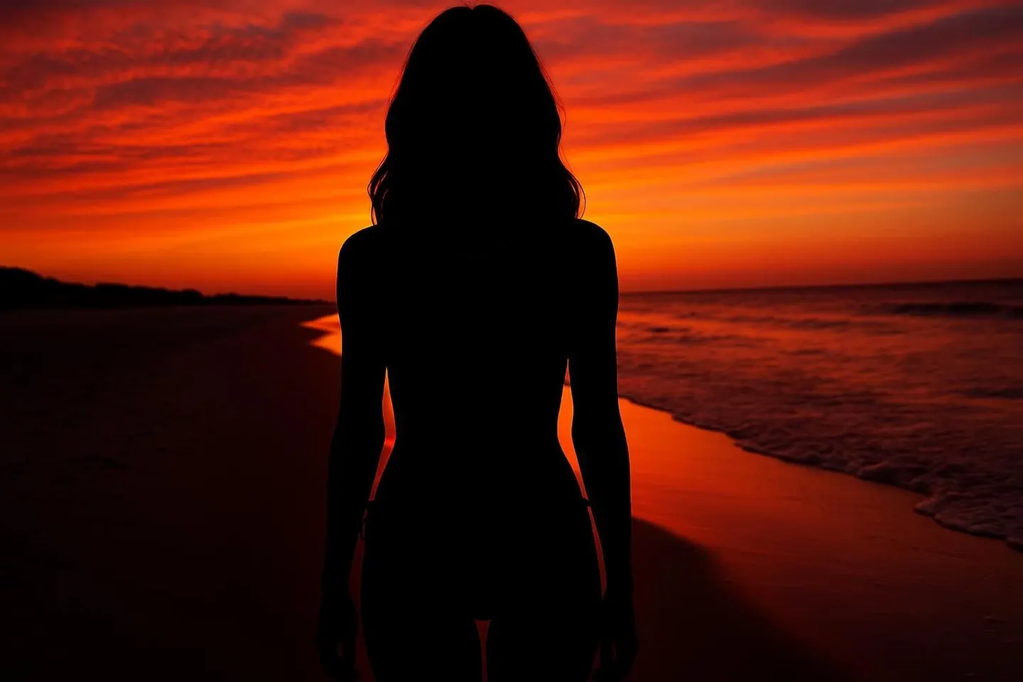 photo de silhouette