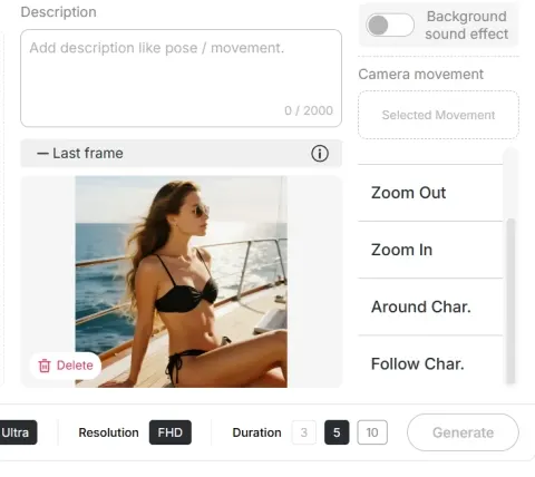 Turn sexy AI girl images into videos