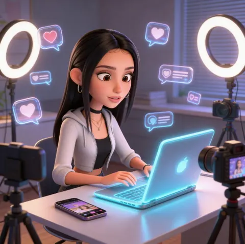 Verwenden Sie eine Reihe von KI-Puppenvideos, um Likes zu gewinnen