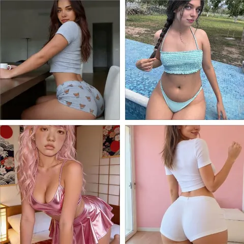 Various types of girls generated by AI girl generator
