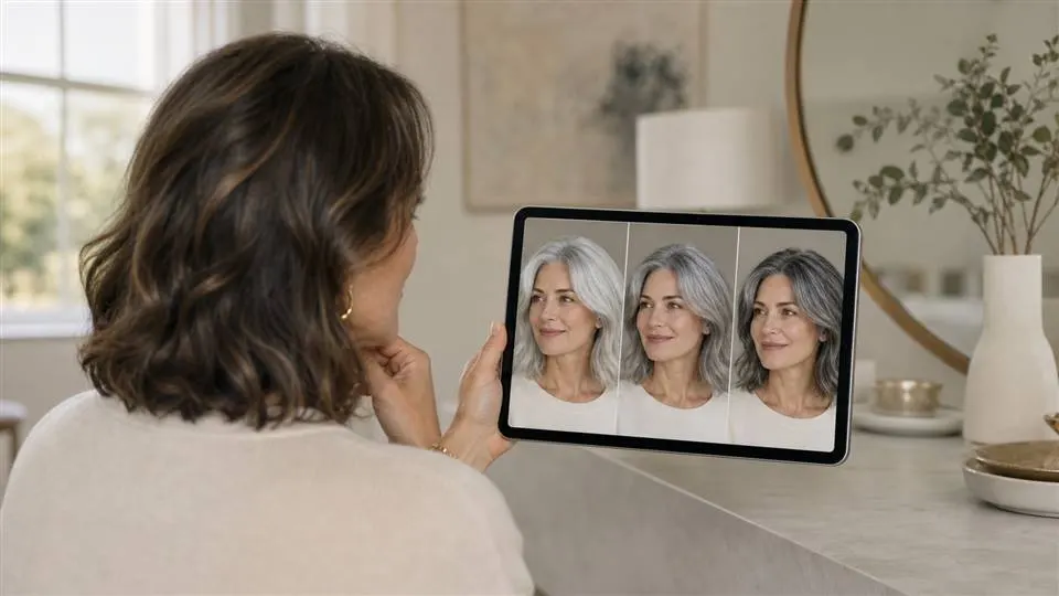 À quoi aurais-je l’air avec des cheveux gris ?